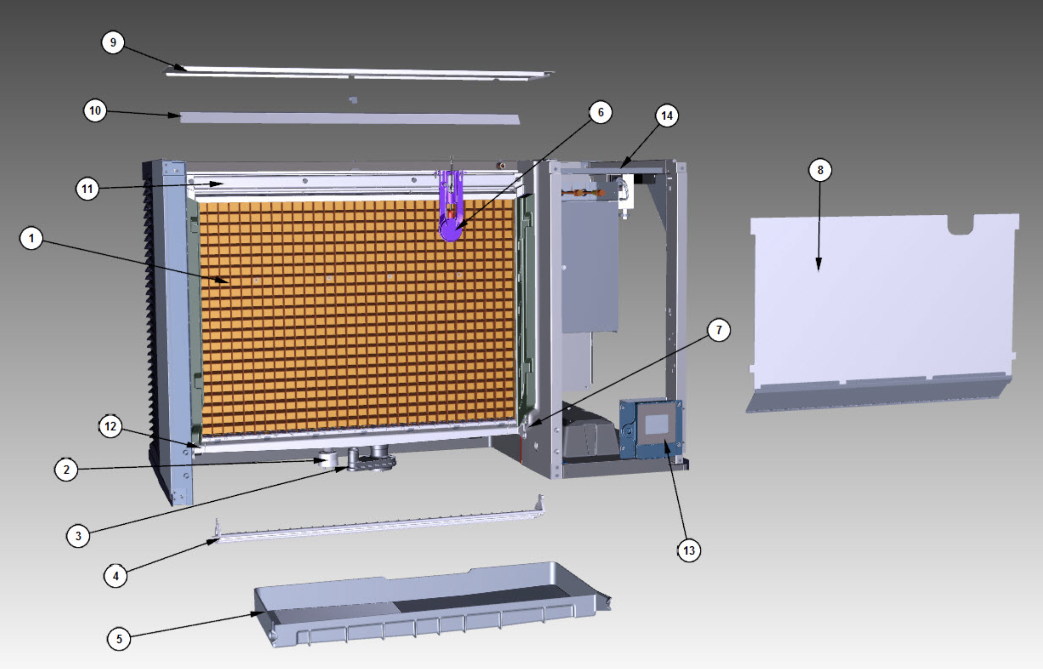 IT1900 Evaporator Components