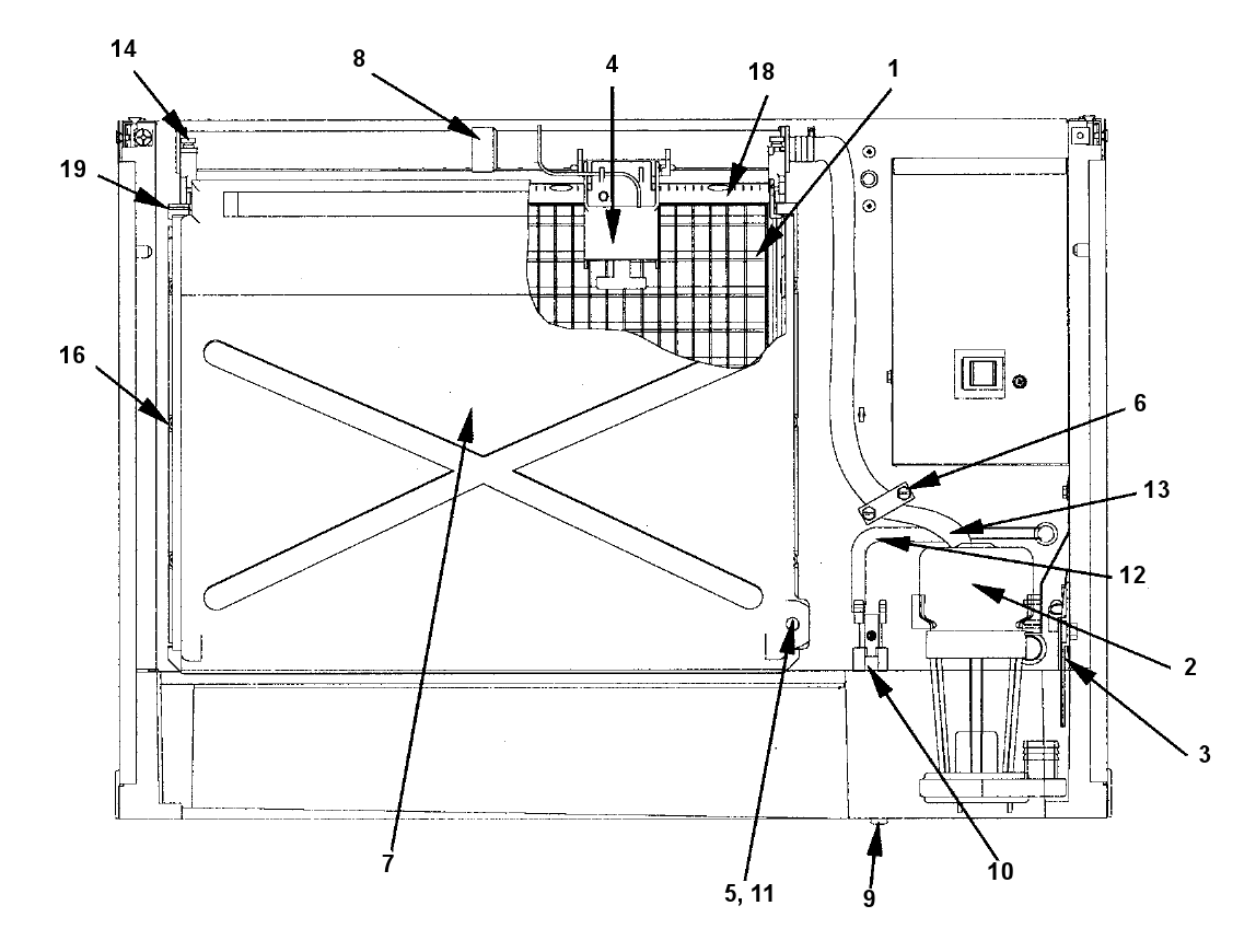 Q0800C Evaporator Components