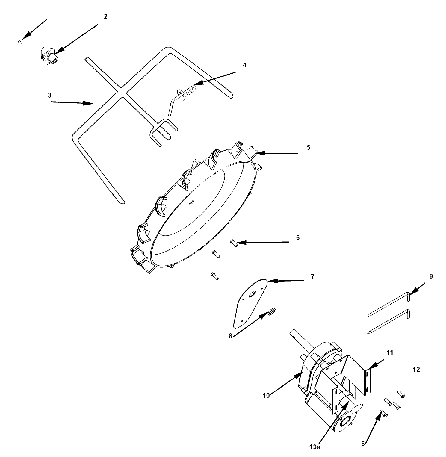 Q310 Paddle Wheel Assembly