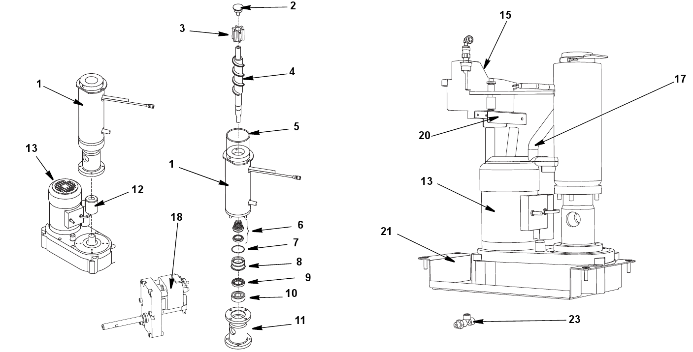 RNS12 Evaporator Components