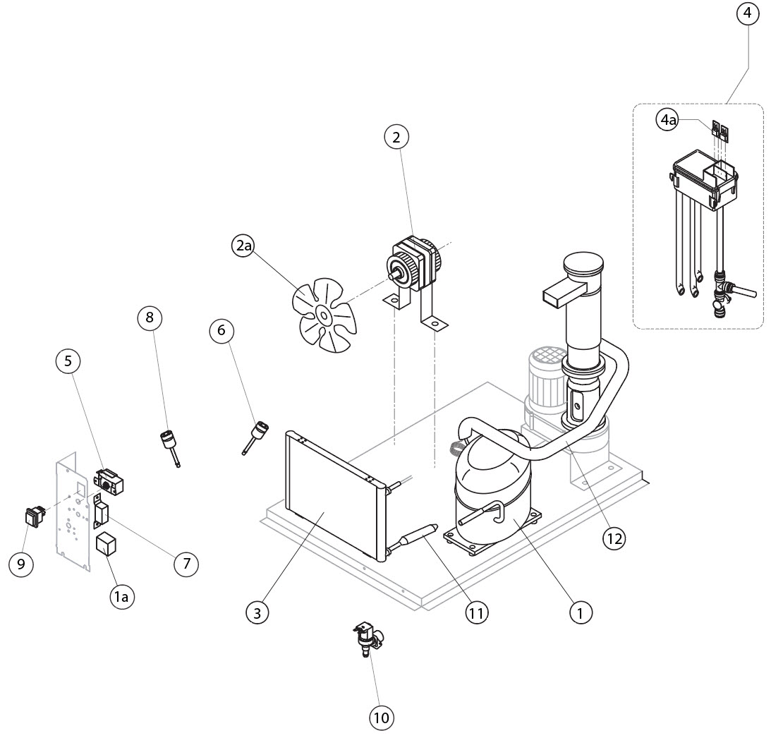UNP0300 Evaporator Compartment