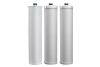 312 KIT, CC1E & (2) CC3E CARTRIDGES, 3 EACH 20"X4", 5.0 GPM, 85,000 GAL, GAC CHLORINE REDUCTION AND SUBMICRON CARBON BLOCK, EV910534