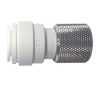 Angle Stop Adaptor (9/16"-24) to 3/8" JG Tube. Replaces 3/8" Compression nut and ferrule ring on angle stop