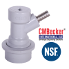 Grey Inlet Gas Ball Lock Keg Coupler