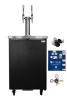 ProFusion beverage dispensing system and cooler. Pre-assembled with ProFusion device, N2 draft tower, hoses, N2 regulator and Gas and Liquid disconnects for use on a Pre-Mix keg