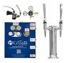 ProFusion Tapping Kit with Two tap N2 Tower, iN2-2P Device, hoses, fittings and "D" Style Keg Coupler
