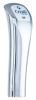 Ergonomic Chrome tap handle with Crysalli Still Water Graphics