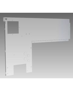 Back Panel with Electrical Connection Box - Water-cooled and Remote Air-cooled