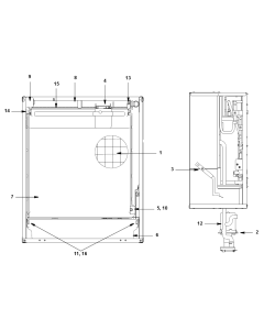 IB800C Evaporator Compartment