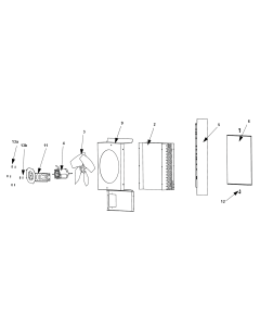 SF0900/SN0950 Air Cooled Refrigeration Components