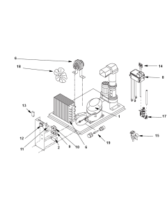 UNF0200A Evaporator Compartment