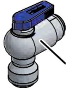 Elbow Valve 3/8 PTC, EZRO ATM Tanks