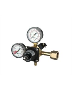Primary High Pressure CO2 Regulator, 160 PSI with Flare nut check valve, for CO2 Cylinder