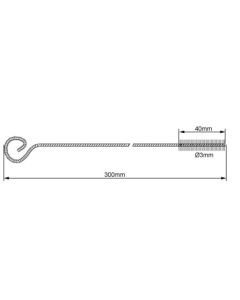 Cleaning Brush D3x40mm (560.0004.667)