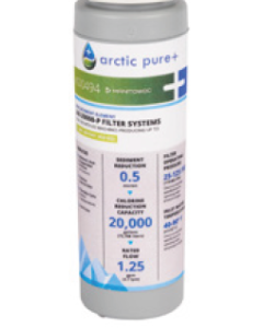 K00494 AR-20000-P replacement filter for ArcticPure PLUS, 0.5 micron, 20,000 Gal Capacity, 1.25 GPM